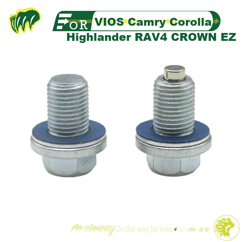 

Screws For VIOS Camry Corolla Highlander RAV4 CROWN EZ Oilpan Drain Screw Magnetic And Non Magnetic Screw