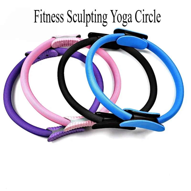 

Pilates Circle Yoga Aid Magic Circle Waist Slim Legs Fitness Ring Yoga Open Back Resistance Ring Stretch Circle