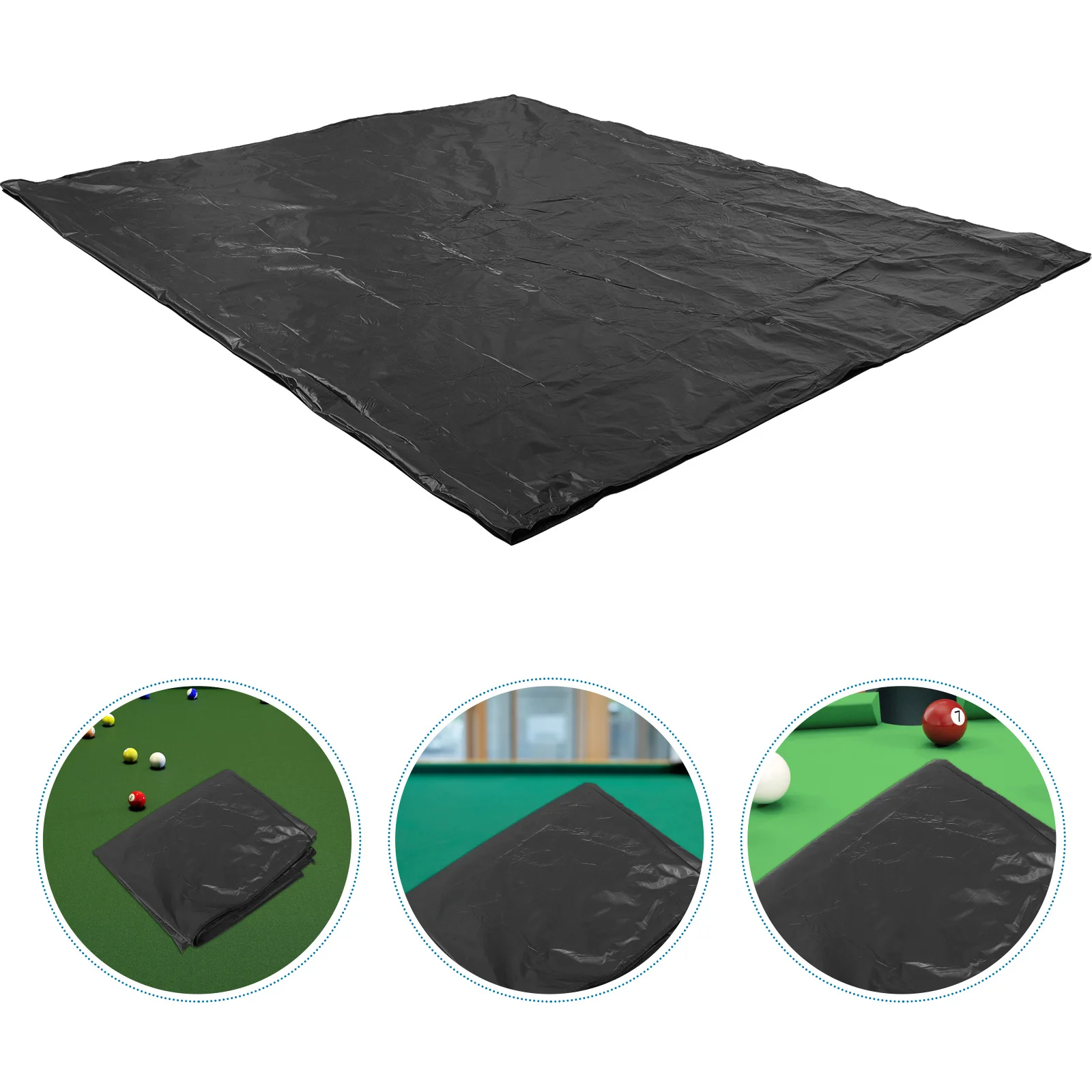 

Heavy Duty Pool Table Cover Splashproof Fabric for Billiard Table Protection Against Spills and Dust Indoor Outdoor Pool