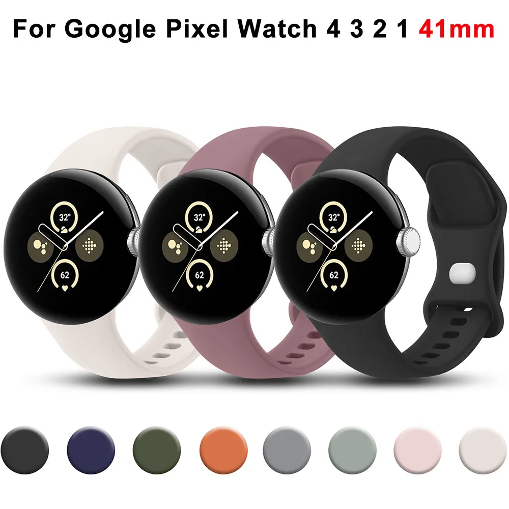 �y�Z�[�����zGoogle Pixel Watch 4 3 2 1 41mm�Ή� �\�t�g�V���R���� �ʋC���X�|�[�c���X�g�o���h Google Pixel Watch 4 3 41mm�p �E�H�b�`�o���h