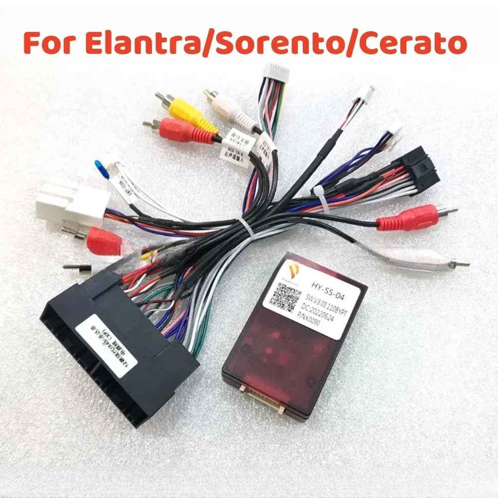 Simple Canbus Box HY-SS-04 For Hyundai Sorento/Elantra 2012-2014/Santa Fe/IX45 2012/Optima/Sedona /Carnival Android 16Pin Radio