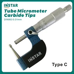 INSTAR Tube Micrometer 0-25mm x 0.01mm Outside Micrometer Industrial Quality