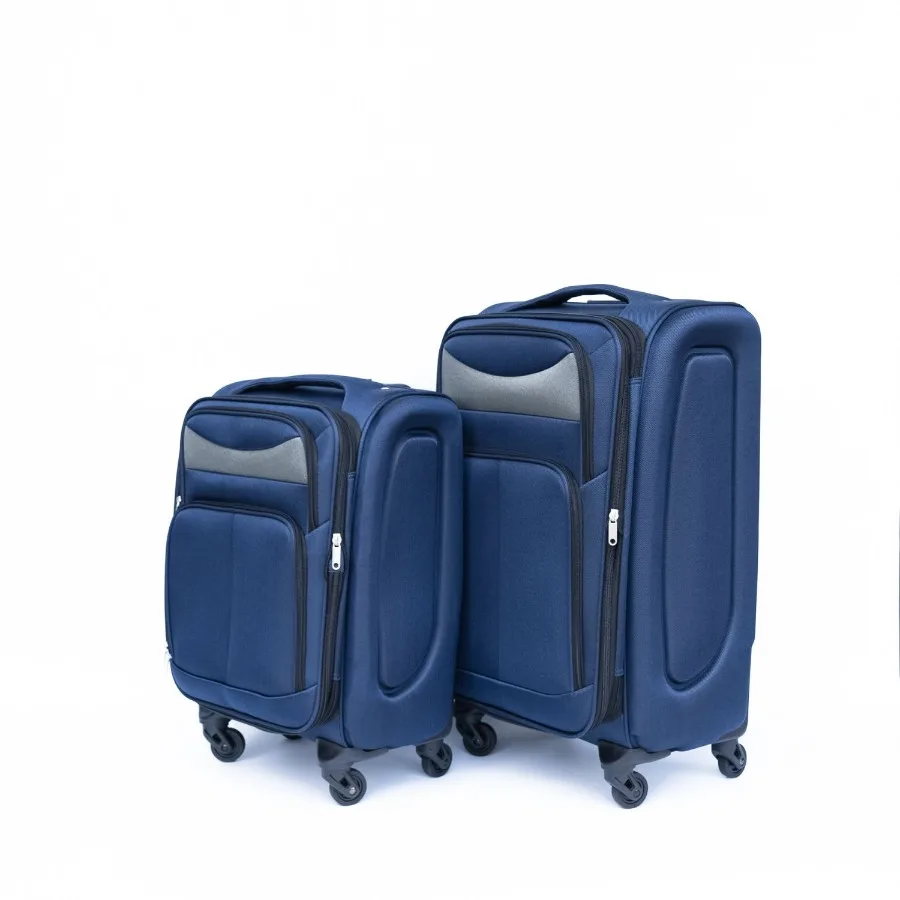 Gepäck 2-teiliges Rucksack-Set blau