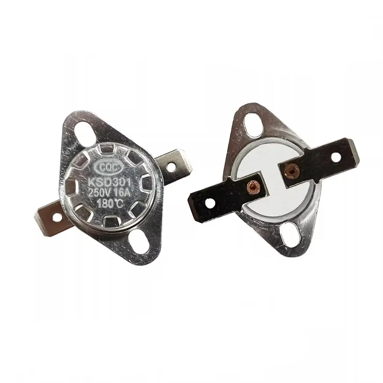 5PCS 16A 250V KSD301 302 Normally Closed NC Temperature Switch Thermostat 40C 75 80 85 90 95 100 125 150 170 180 185 190 200 250