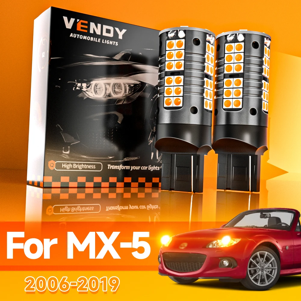 

2 шт. для Mazda MX-5 MX 5 MX5 2006-2019 светодиодный указатель поворота поворотный фонарь 2010 2011 2012 2013 2014 2015 2016 аксессуары Canbus