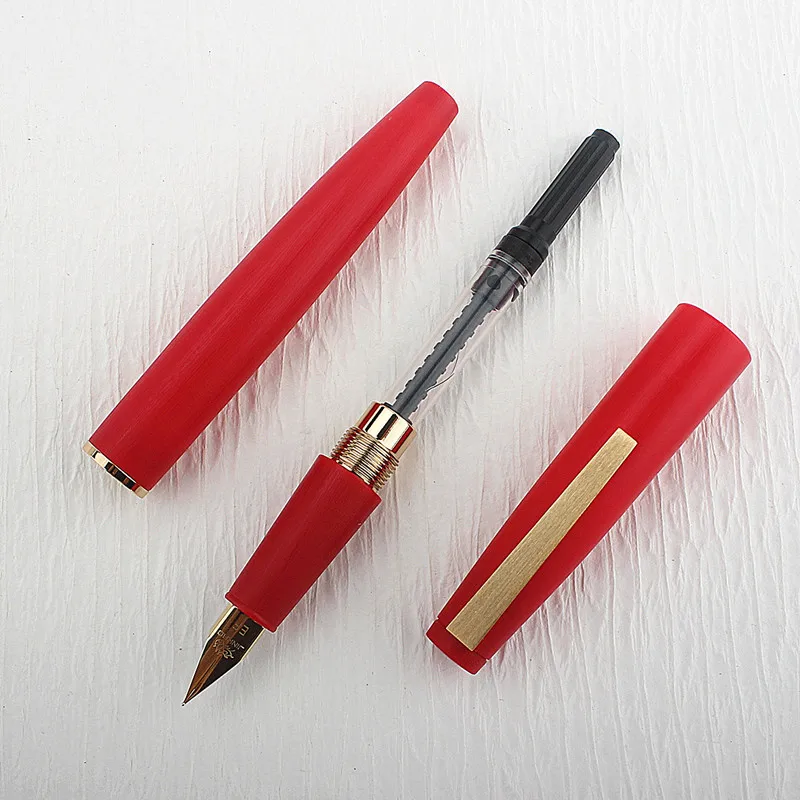 Jinhao 80 Red Business Office Student School Stationery Supplies EF 0.30mm Nib Fountain Pen New