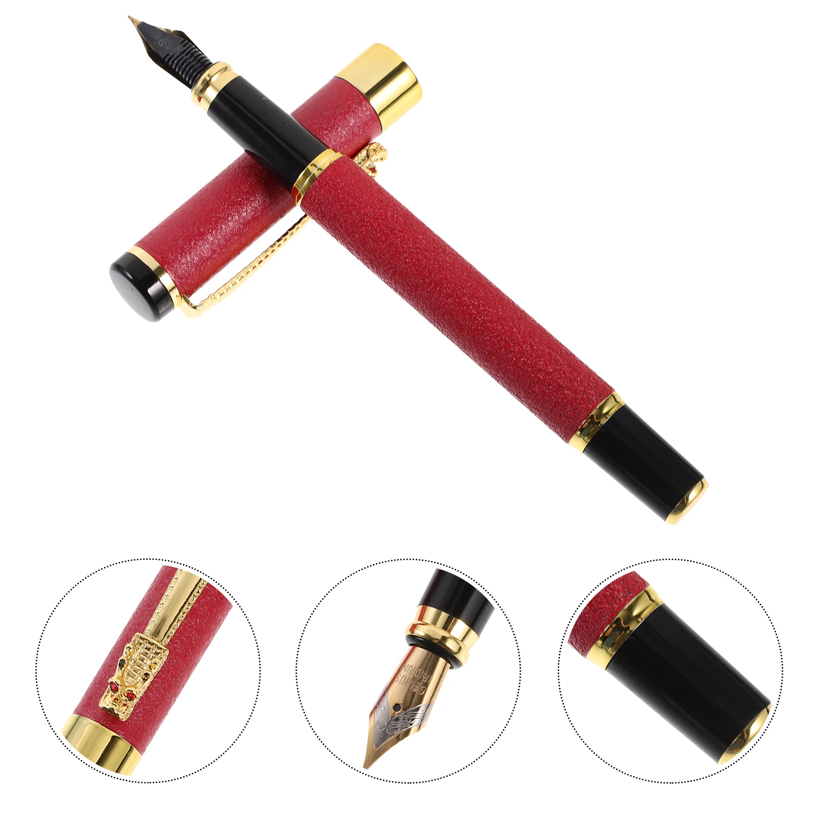 

Matte Fountain Pen Plastic Refill Sign Pen Compact Fine Tip For School Office Home Use Mini Writing Instrument Stationery Gift