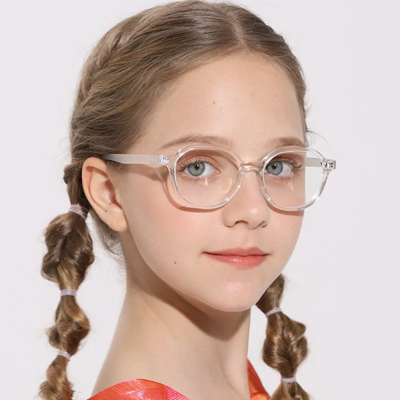 MOMOJA Fashion Children\'s Eyewear Flexible TR90 Comfortable Silicone Retro Optical Prescription Boys Girls Eyeglasses Frame 5360