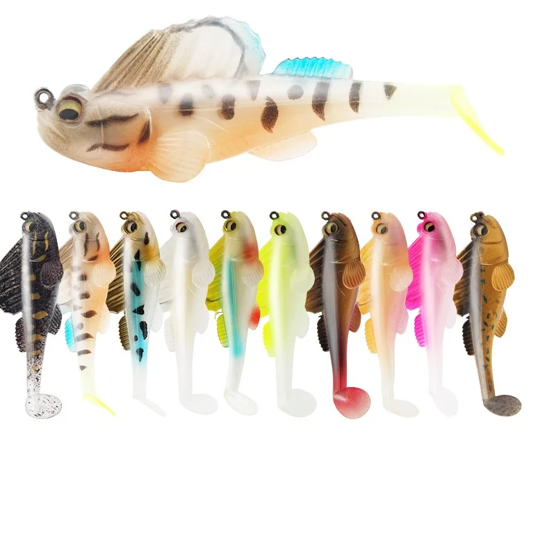 30zx 2024 Luya soft bait silicone jumping fish anti hanging bottom package lead fish