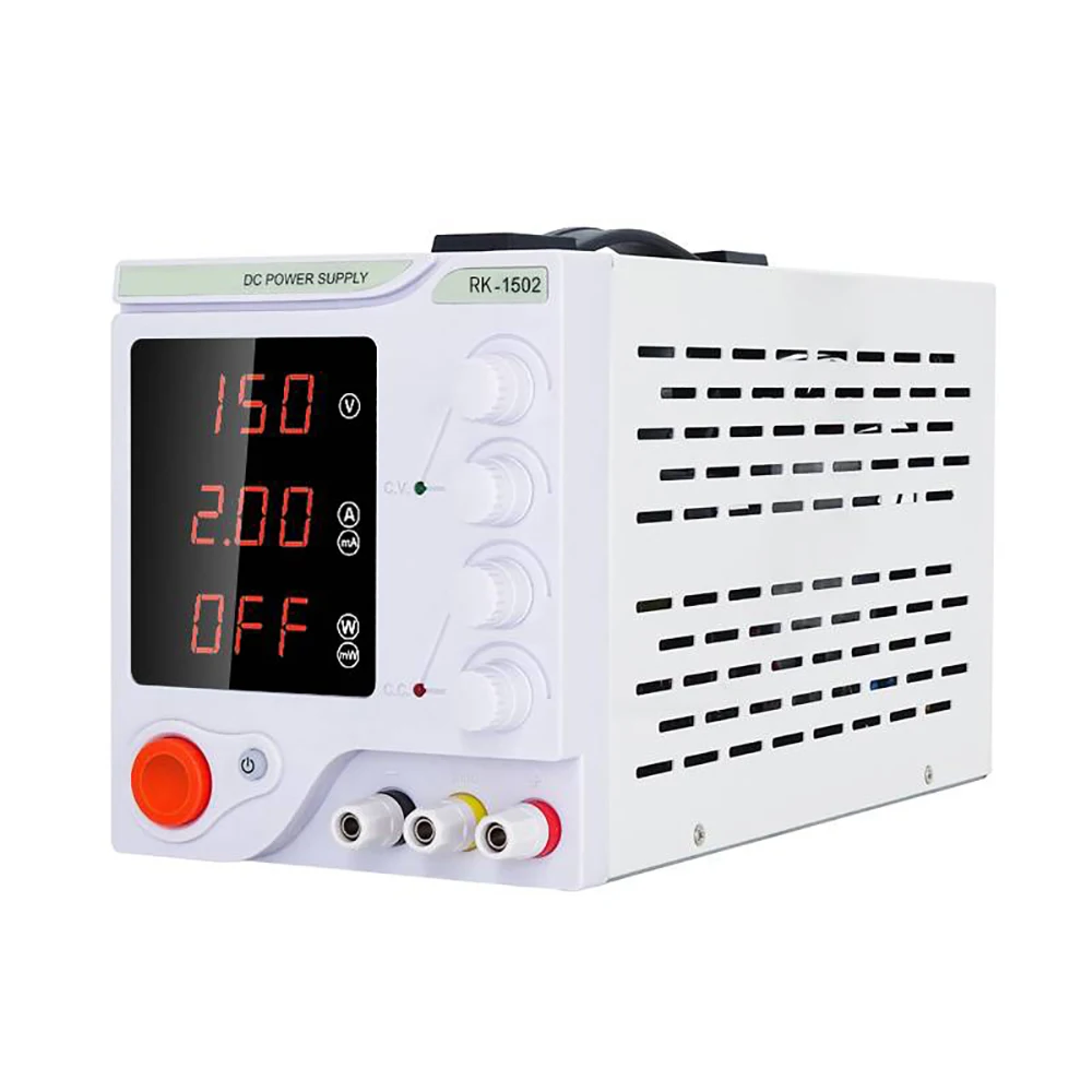 Fonte de alimentação dc de comutação, 300w, curto-circuito, sobretensão, proteção contra sobrecorrente, display led, tensão 10mv/1ma, alta precisão