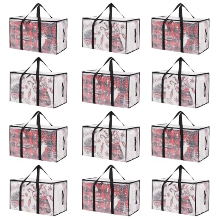 

Moving Bags Heavy Duty Extra Large Alternative for Moving Boxes and Moving Supplies Storage Bins with Lids Plastic Packing Tote