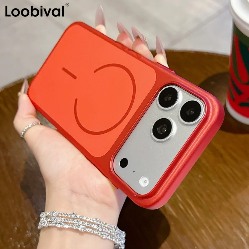 

Официальный ультратонкий магнитный зарядный чехол Magsafe для iPhone 12, 13, 14, 15, 16, 17 Pro Max 17Air 11, чехол с мгновенно трансформированием 17