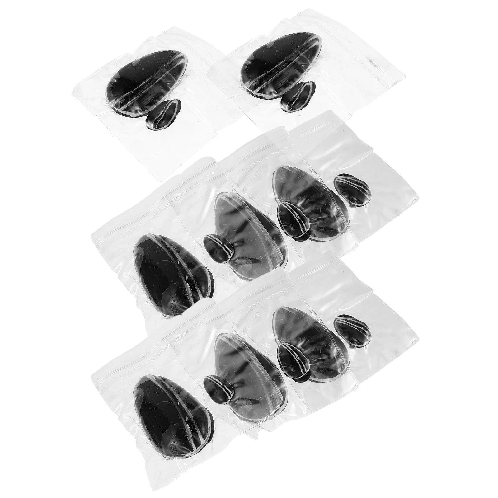 16 pçs lento subindo bola de estresse sementes melão macio squeeze mole sensorial fidget chaveiro festa favor goodie saco lento rebote brinquedo
