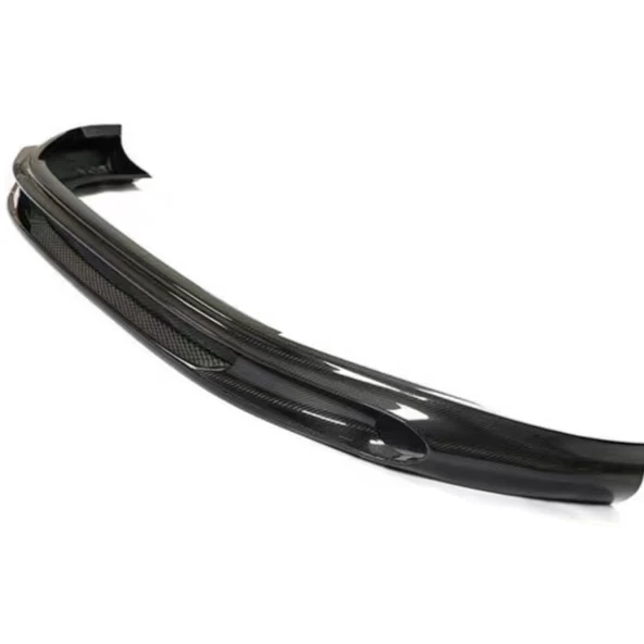 

Передний бампер из углеродного волокна, черный комплект кузова автомобиля, спойлер для веранды Macan 2022 2023