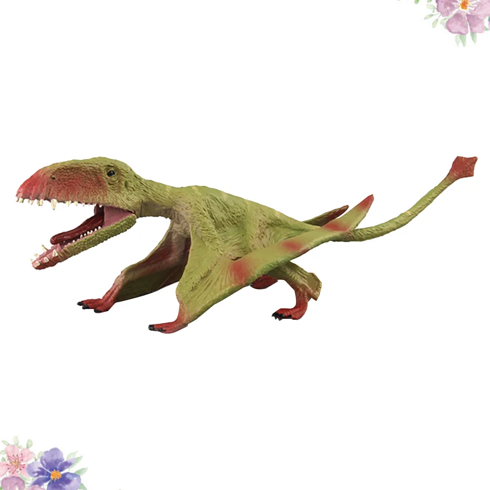

1pc Pterodactyl Model Toy Pterosaurs Decoration Plastic Dinosaur Model Adornment Vivid Dinosaur Model