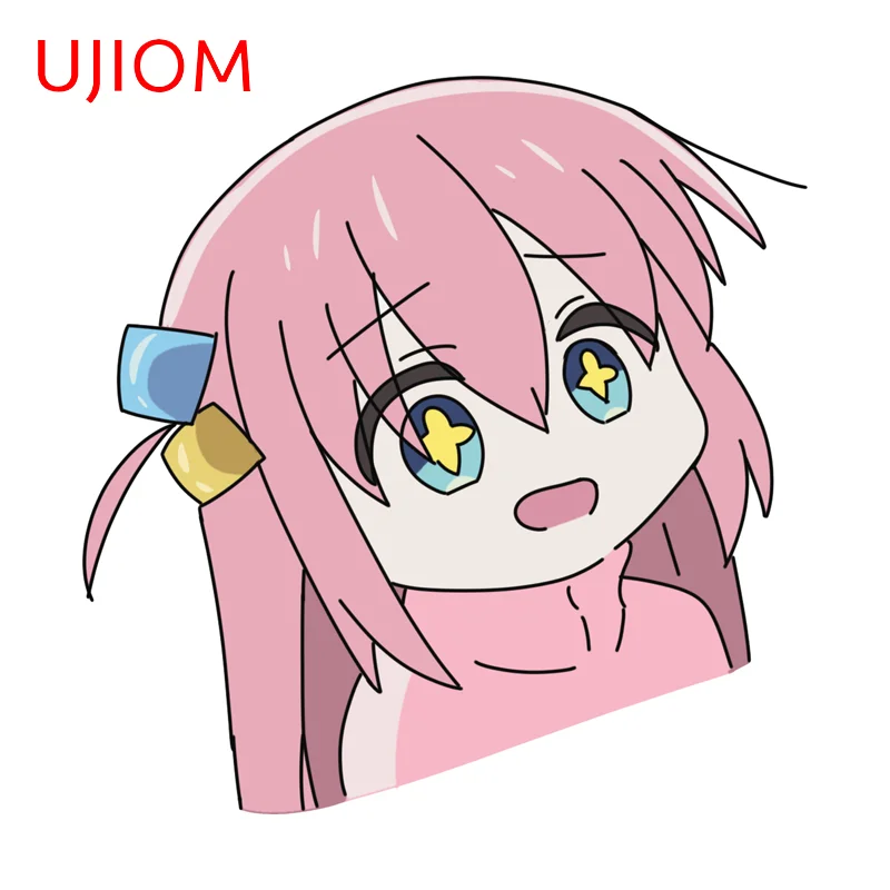 UJIOM Cartoon Gotoh Hitori Graphics Wall Sticker Artistic Attractive Picture Decal Innovative Simulated Wallpapers For Kids