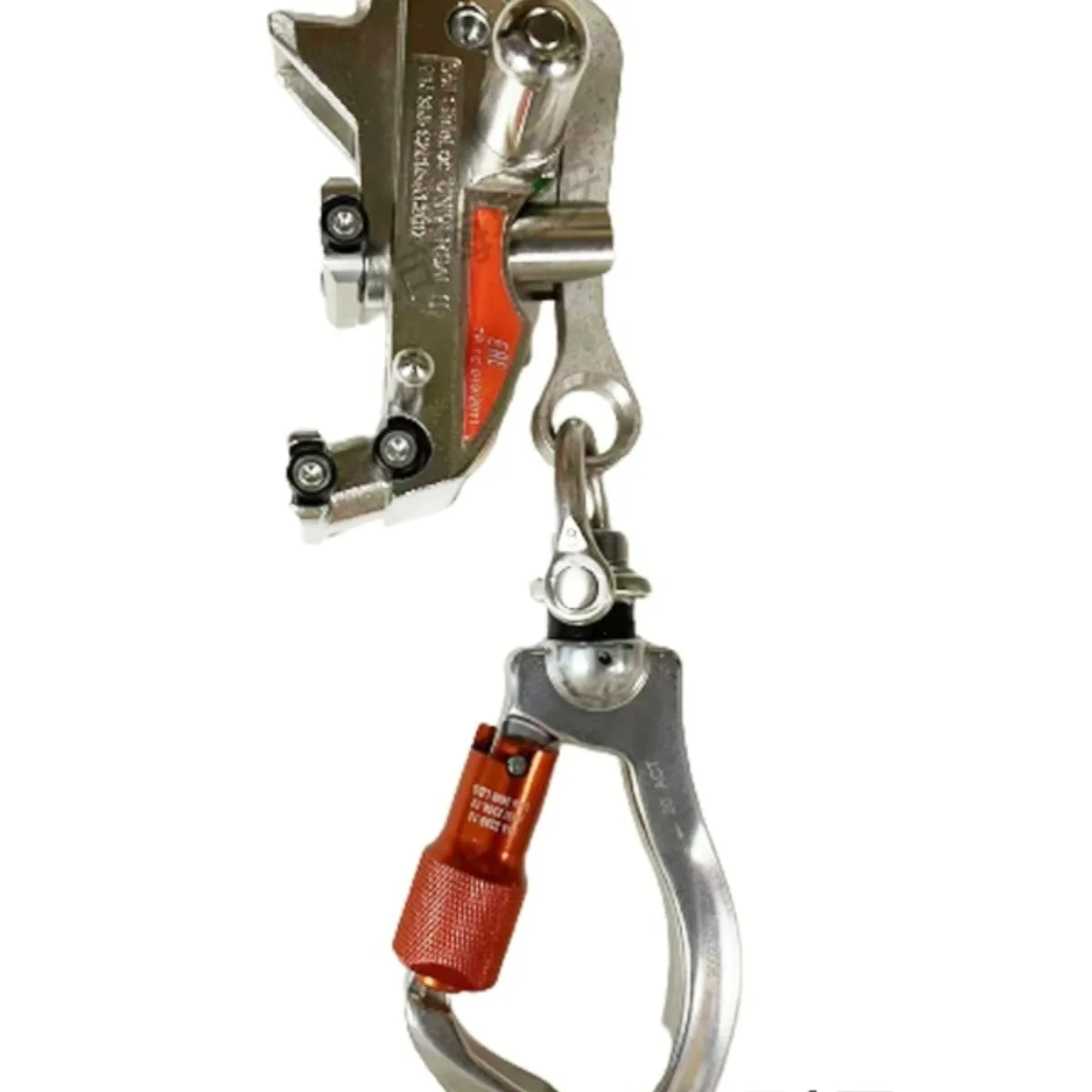 27871 Guide Rail Zipline Anti-fall Brake Double Self-locking Connecting Hook Anti-drop Buckle