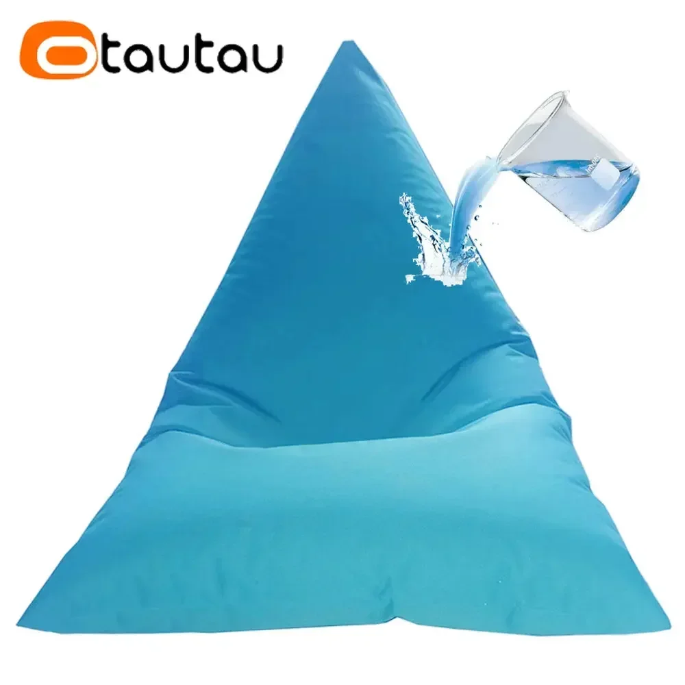 OTAUTAU-PUF impermeable para exteriores, funda sin relleno para jardín, playa, piscina, almohada de Puff, Camping, Chaise Lounge, DD036