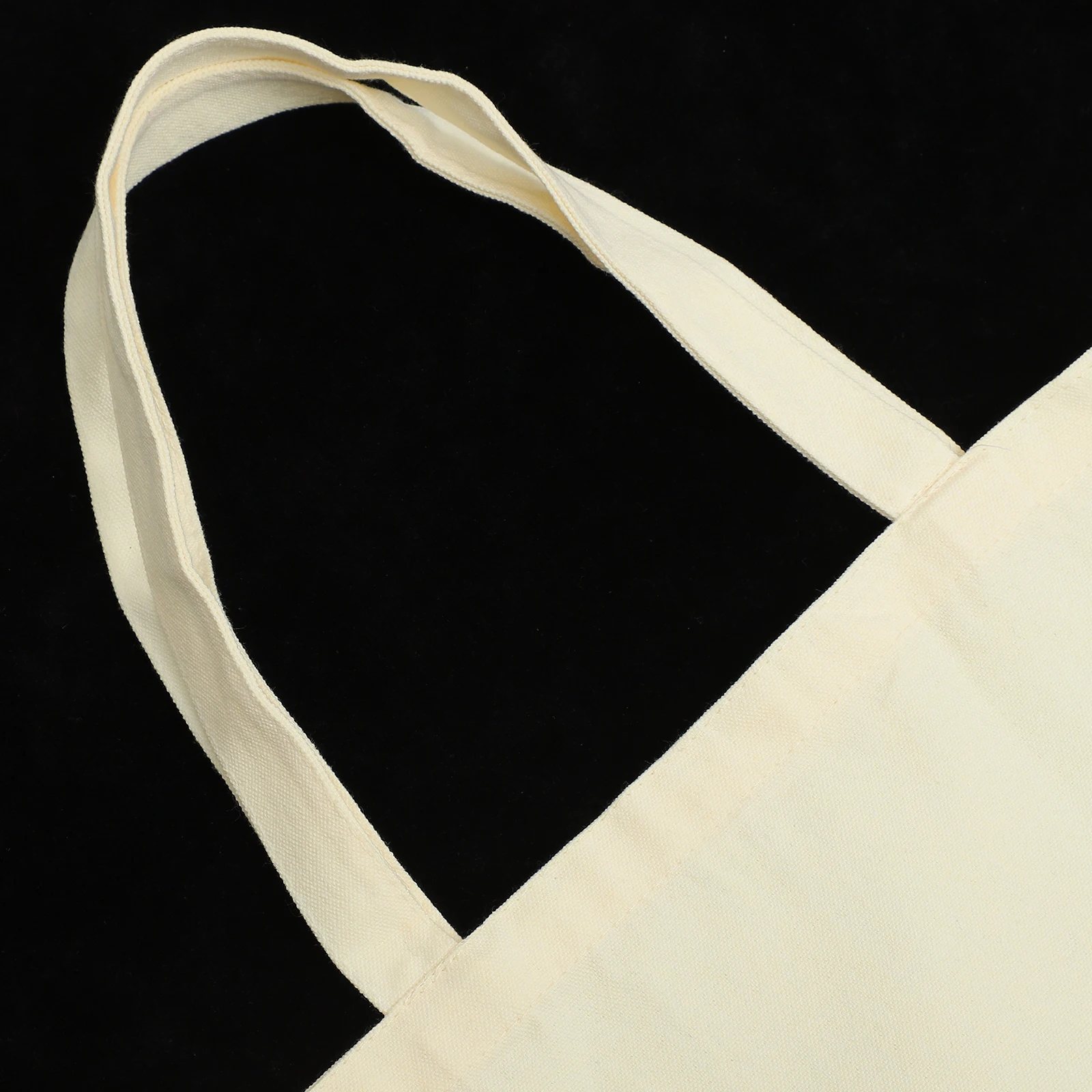 

5pcs Blank Shopping Bags Canvas Tote Large Capacity Firm DIY Heat Transfer Bag Shoulder Bag For Women Casual