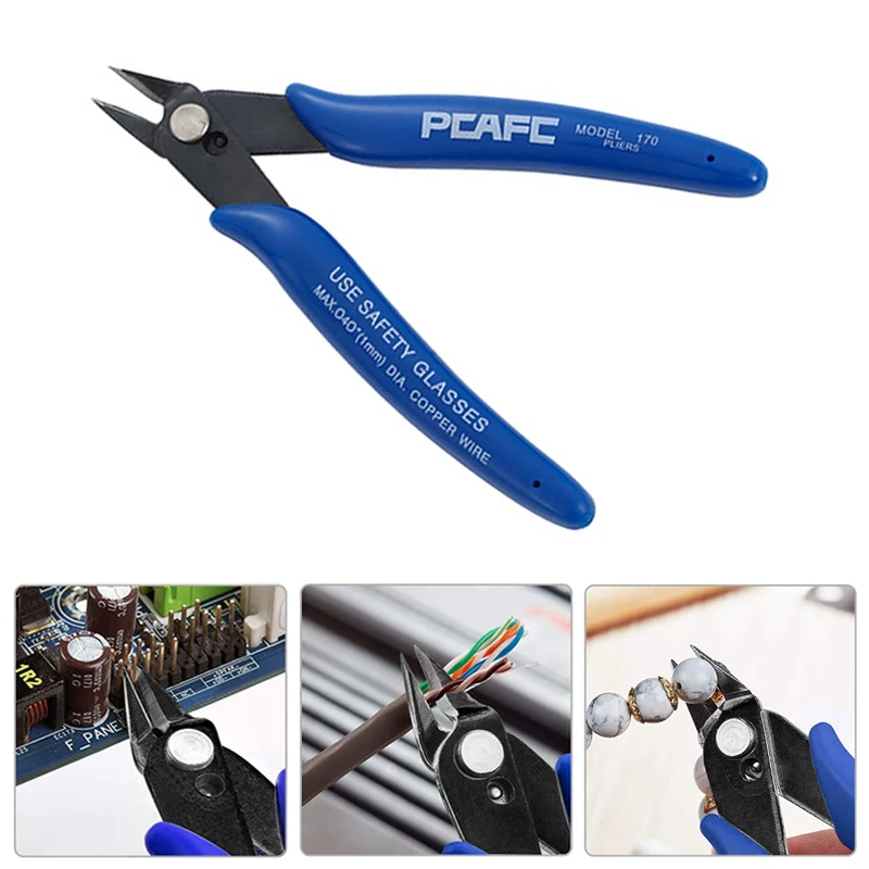 5/10Pc Diagonal Pliers Electrical Wire Cable Cutters Cutting Side Snips Flush Pliers Nipper Hand Tools Alicate Wire Stripper