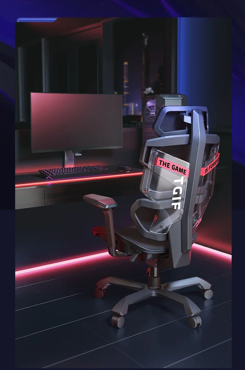 كرسي BJ E-sports المريح، حماية الخصر، مسند ظهر المكتب، مقعد الكمبيوتر، المستقرة، مريح ومسامي