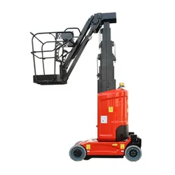 9.2m 200kg Indoor Factory Maintenance Self-propelled Telescopic Mast  Lifting Platform