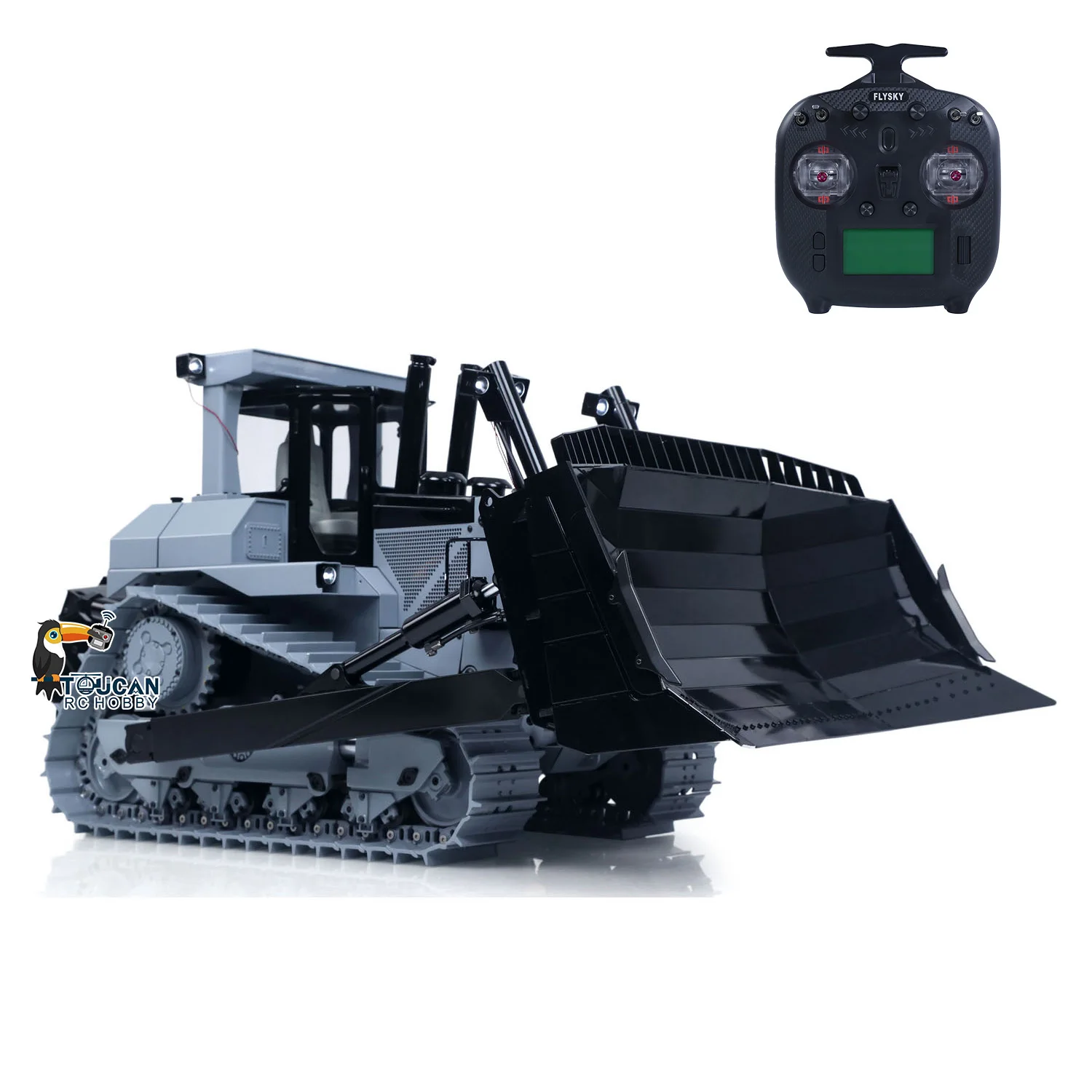 

Радиоуправляемый бульдозер JDM-98 Ultra 1/14 DXR2, металлический, гидравлический, 4-канальный, с радиоуправлением, Flysky ST8, звуком, светом, ESC, мотором, игрушка-машинка