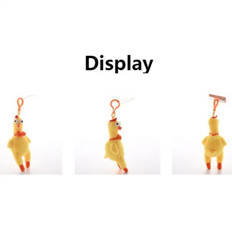 Plush Bag Charm Backpack Ornament Chicken Cute Plush Toy Bag Pendant Stuffed Animal Soft Keychain Charm For Bag Purse Backpack