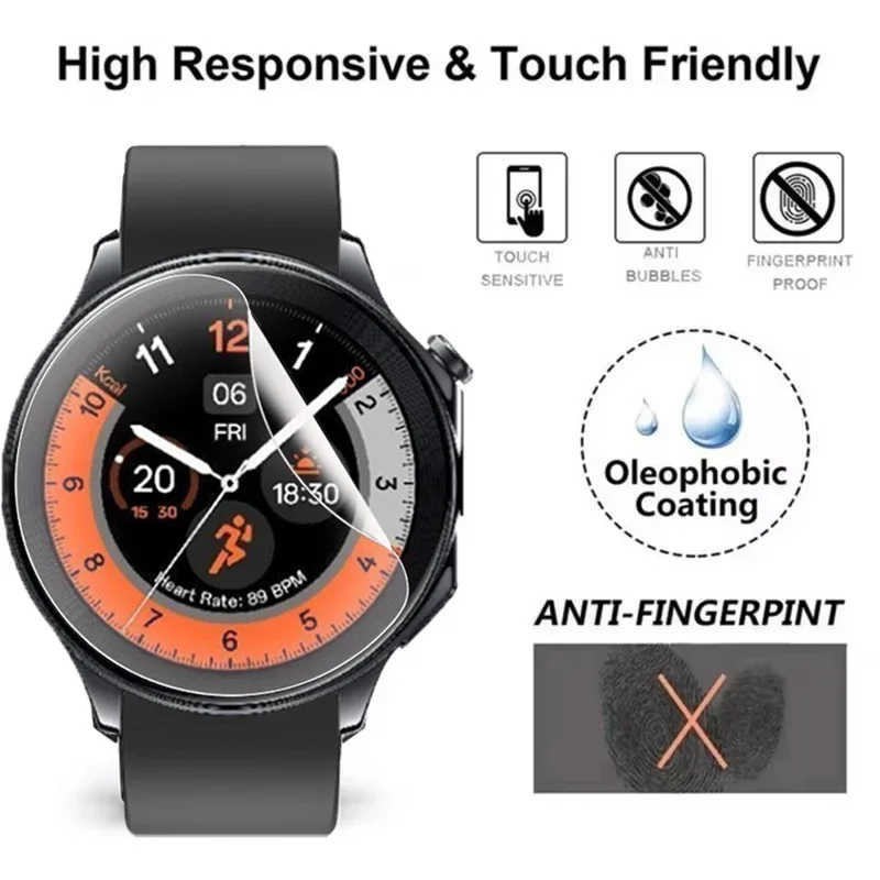 1-5PCS Hydrogel Film For OPPO Watch X Screen Protector HD Clear Anti-Scratch Protective Soft Films For Oppo Watch X Accessories