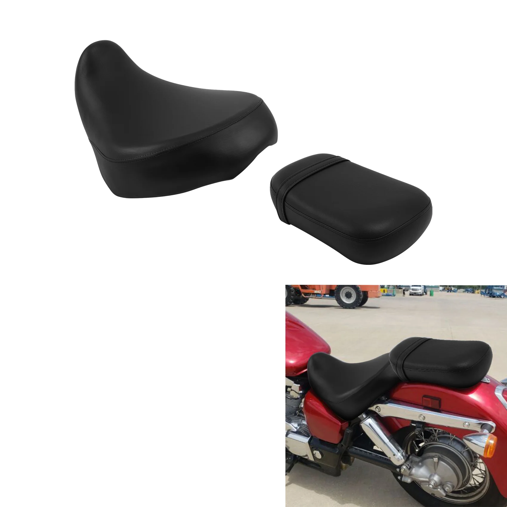 

Переднее водительское заднее пассажирское сиденье, подходящее для Honda Shadow Aero 750 VT750C 2004-2024