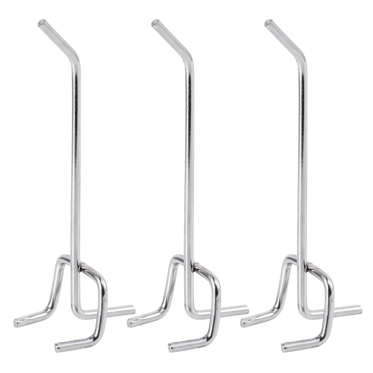 

50 Pcs Hooks Shelves Shelf for Wire Peg Board Utility Hole Wardrobe Coat Hanger