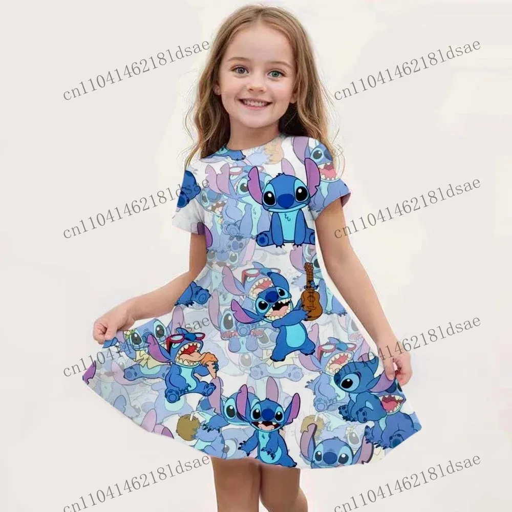 

HOT Summer Children's Clothing 3d Printed Romantic Stitch COSPLAY sleeping sports outdoor polyester fiber adults Y2K special