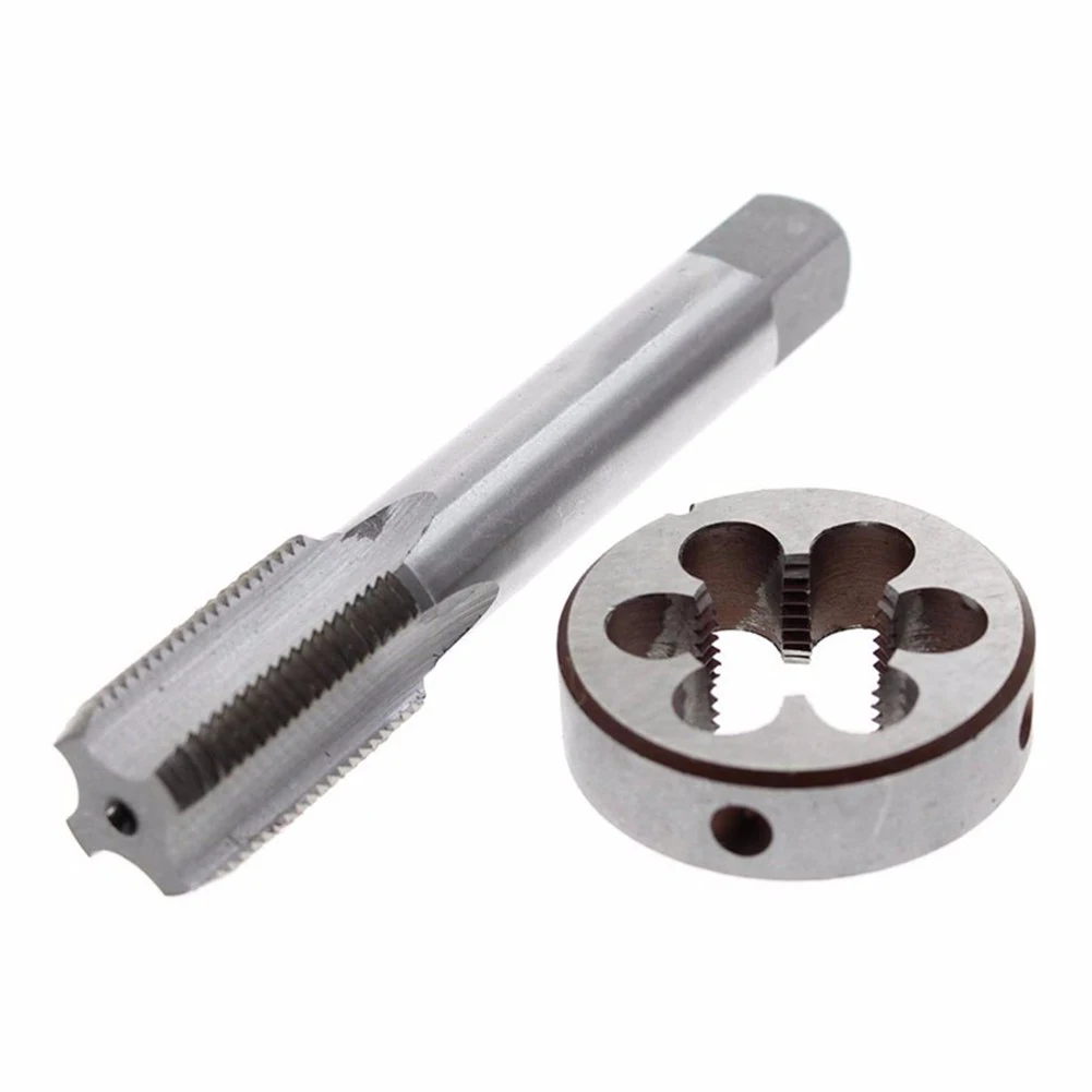 Imagem -02 - Hand Tap And Die Fine Thread Left Hand Tap Peças de Reposição Acessórios Conjunto 14 mm x 125 lh