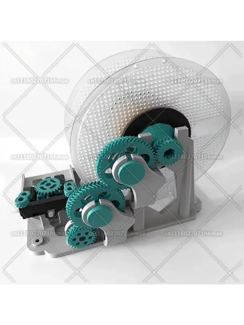 Dual-Function 3D Filament Reel Winder - Manual/Electric Switchable with Precise Tension Control