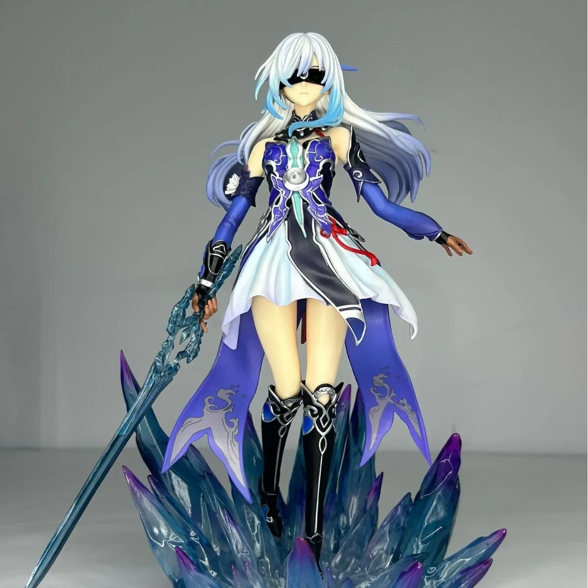 Honkai: Estatueta Anime Star Rail, Figura De Ação Jingliu, Escultura De Personagem Do Jogo, Modelo De Brinquedo Colecionável Qiong, 28,5 cm