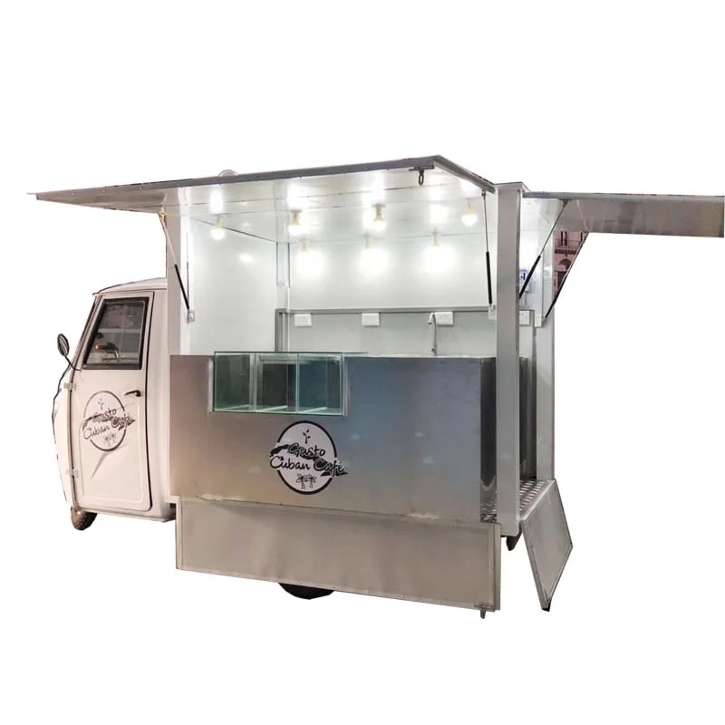 Customized Ice Cream Food Vending Cart Mobile Fast Food Cart Hot Dog Food Truck Trailer For Sale