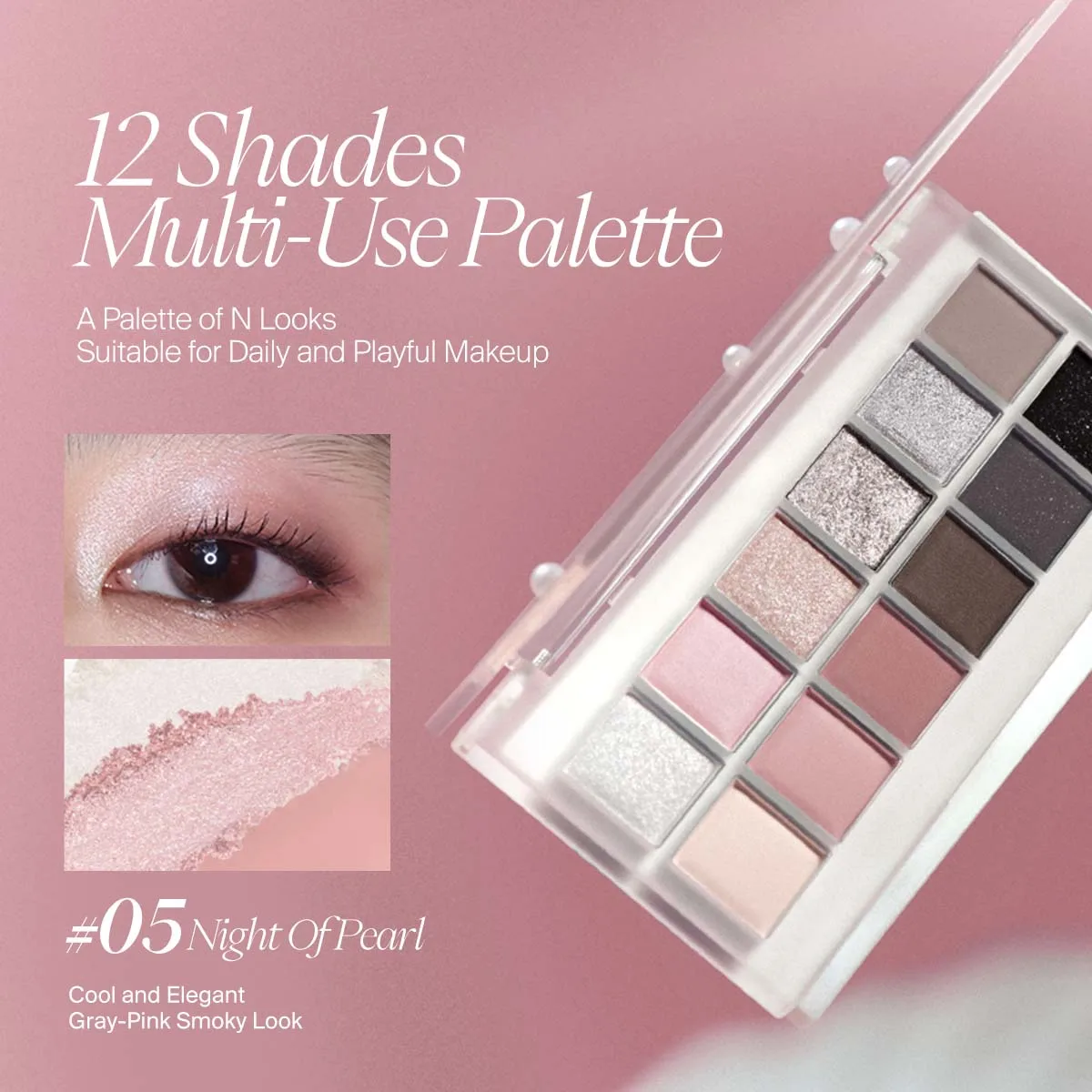 

JOOCYEE New 12 Shades Eeyeshadow Palette The World is My Oyster Collection Waterproof Long Lasting