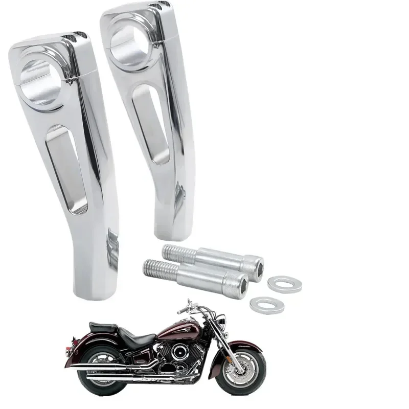 

For Harley Honda Suzuki Kawasaki Yamaha V-Star 1100 Custom Motorbike Acsessories 4.5" Height 1.25" Handlebar Riser