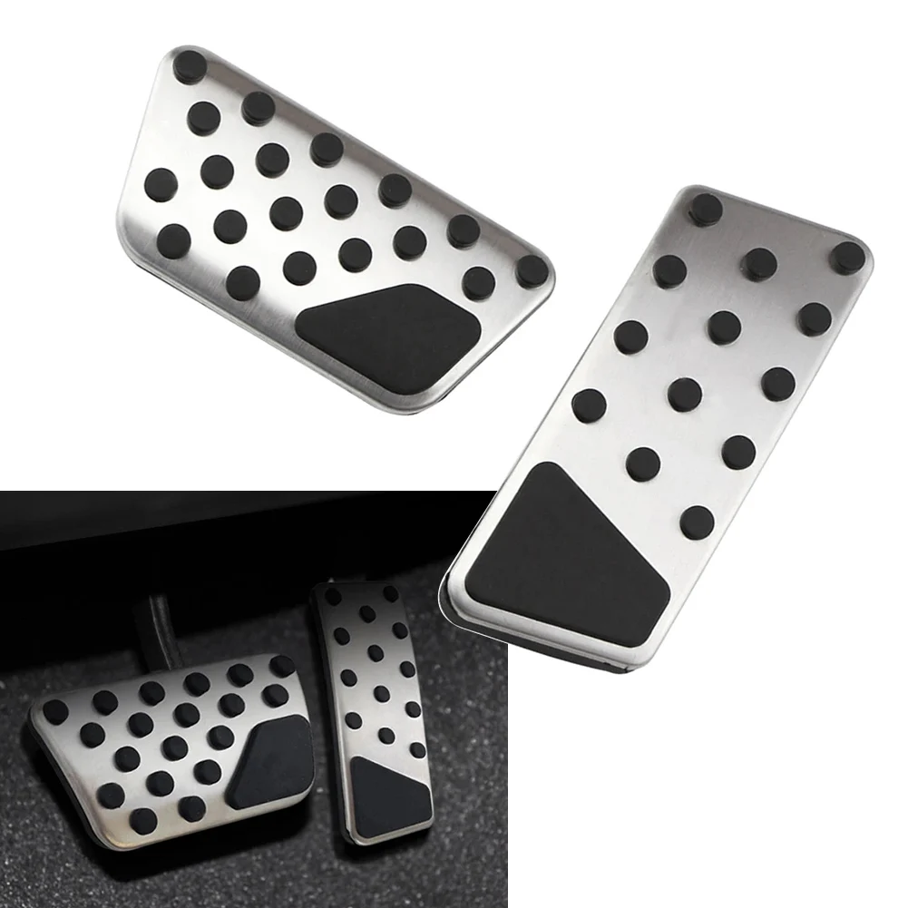 Car Gas Brake Pedal Cover Stainless Steel Accessory For Jeep Wrangler JK 2007 2008 2009 2010 2011 2012 2013 2014 2015 2016 2017