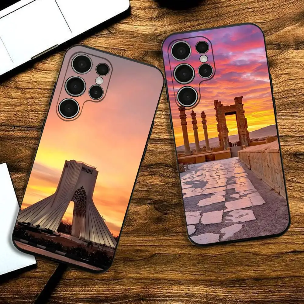 

Famous Tourist Attractions in Iran Phone Case For Samsung S24,25,23,22,21,20 Plus Ultra 5G Lite Shockproof Cover