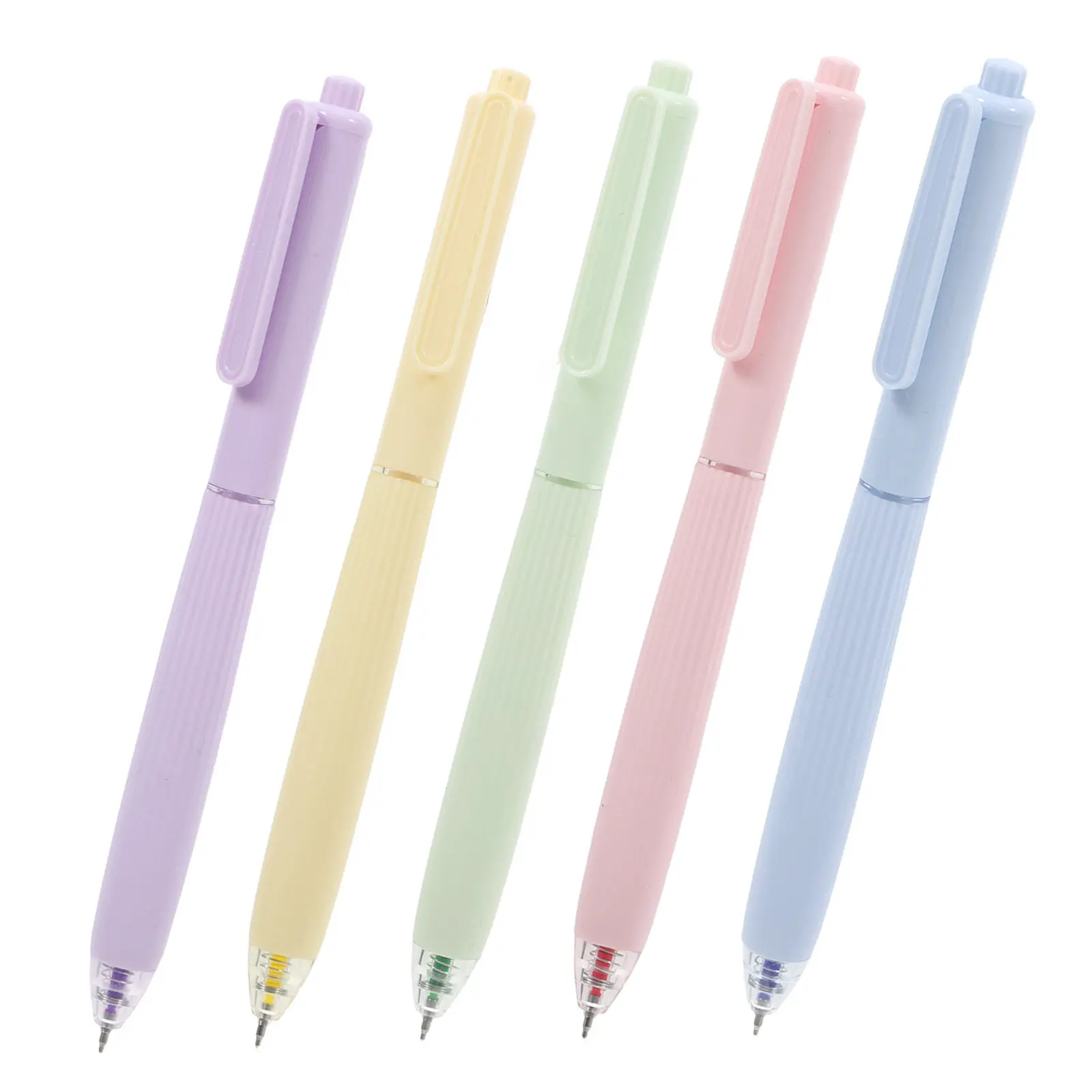 

5Pcs Aesthetic Gel Pens 0.5mm Fine Tip Smudge Resistant Ink for Journaling Note Taking Stylish Lightweight School Office