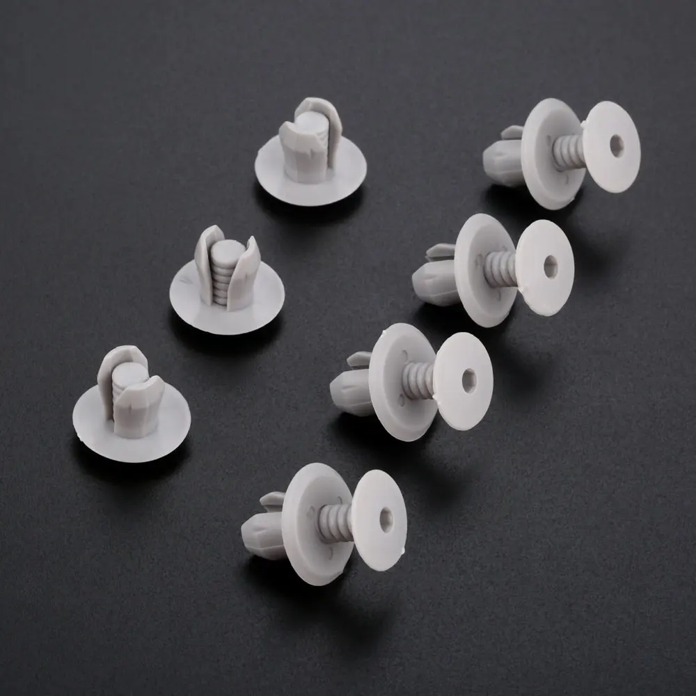 50Pcs Auto Fasteners Trim Panel Lining Clips Gray Plastic Retainer Car Clips for VW Volkswagen T4 T5 Transporter Eurovan