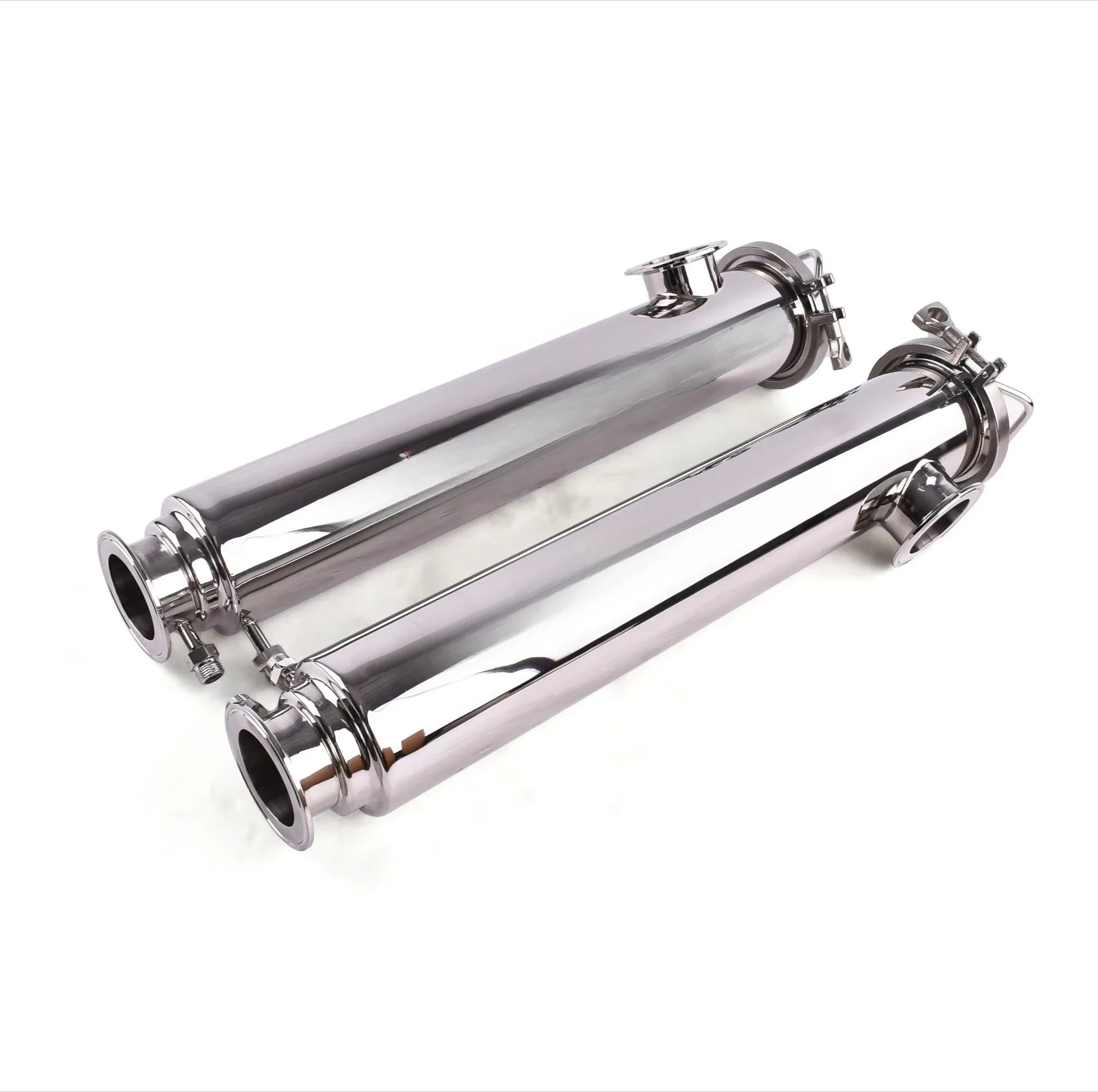 High temperature 316L stainless steel filter for food and beverage pasteurization system
