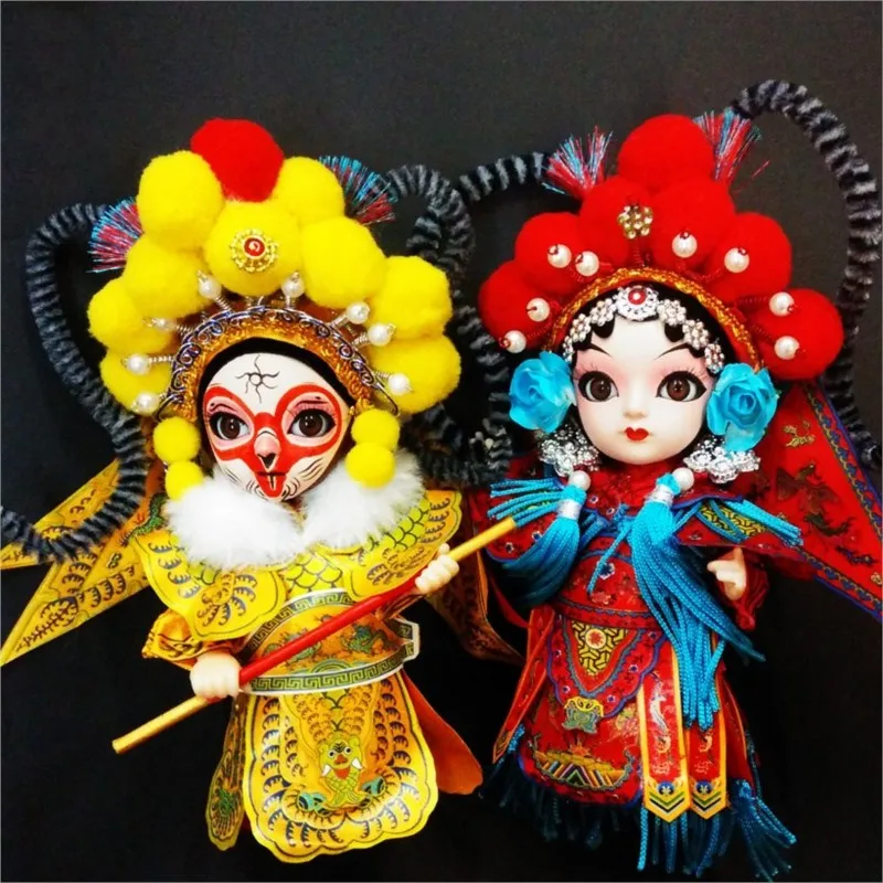 

Peking Man Silk Chinese Characteristics Dolls 2026 People Opera Dolls Mini Costume Dolls Resin Peking Opera Dolls