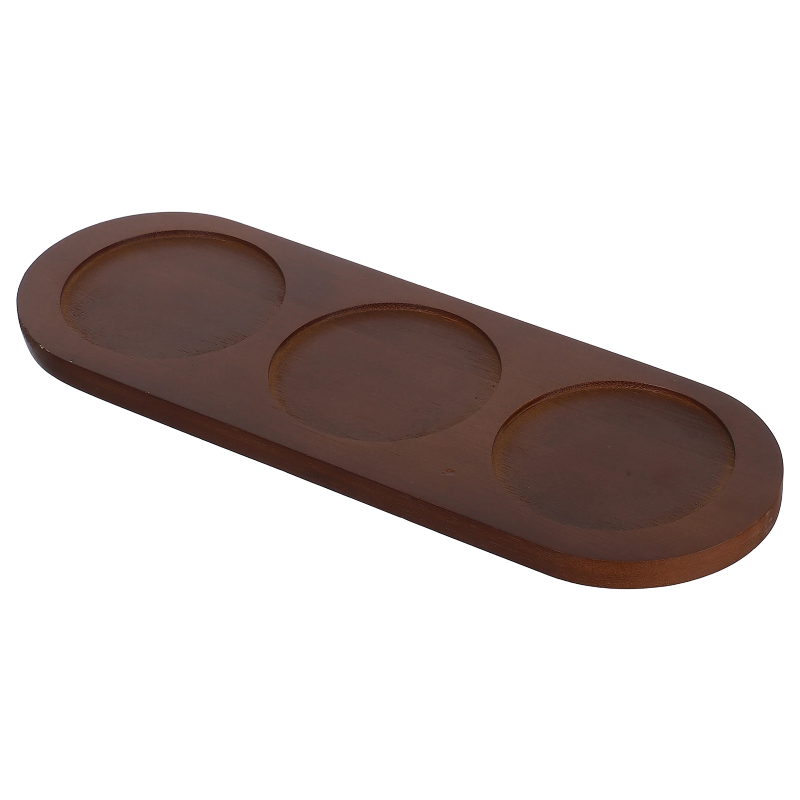

1pc Solid Wood Cup Holder Tray Wine Coasters Thickened Heatproof Waterproof Serving Mat Cup Trays for Party Decor