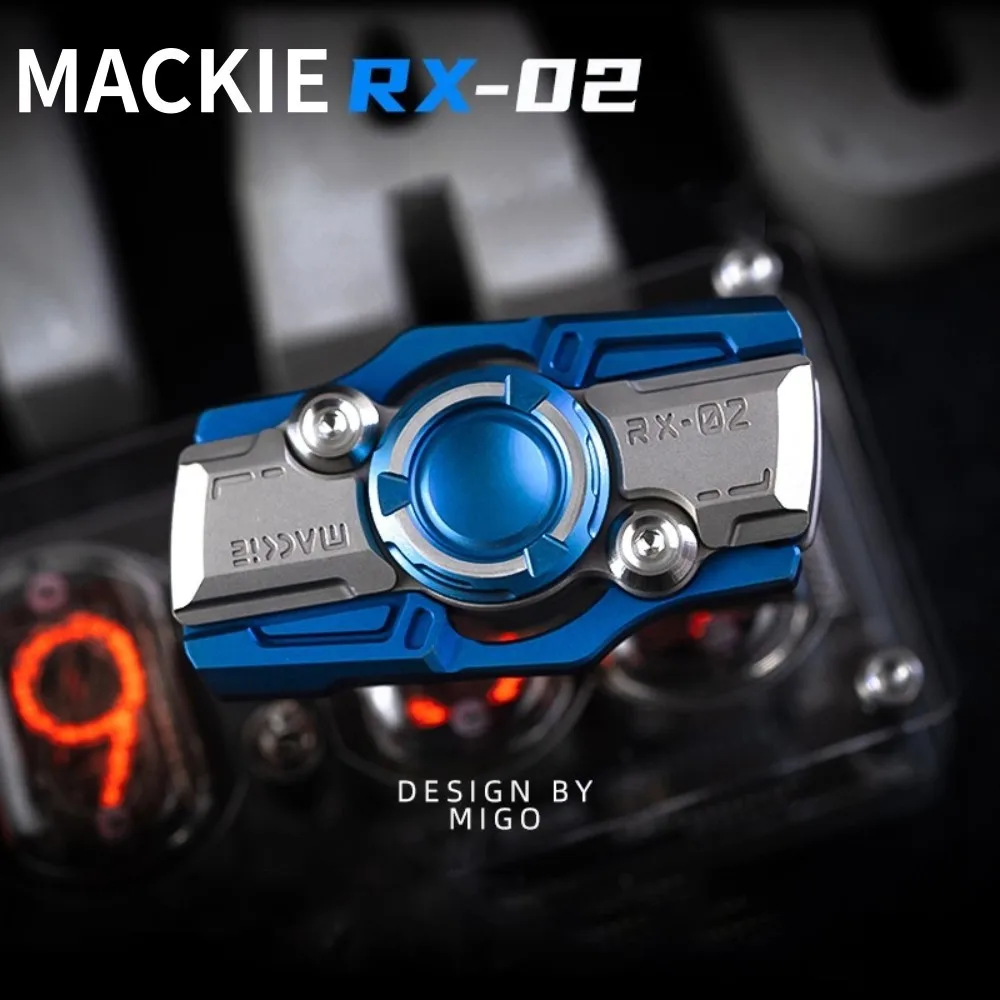 MACKIE RX-02 Fidget Spinner Hochgeschwindigkeitsrotation Titan Fidgeting Spinner Angstlinderung Gadgets Gyro Original Design