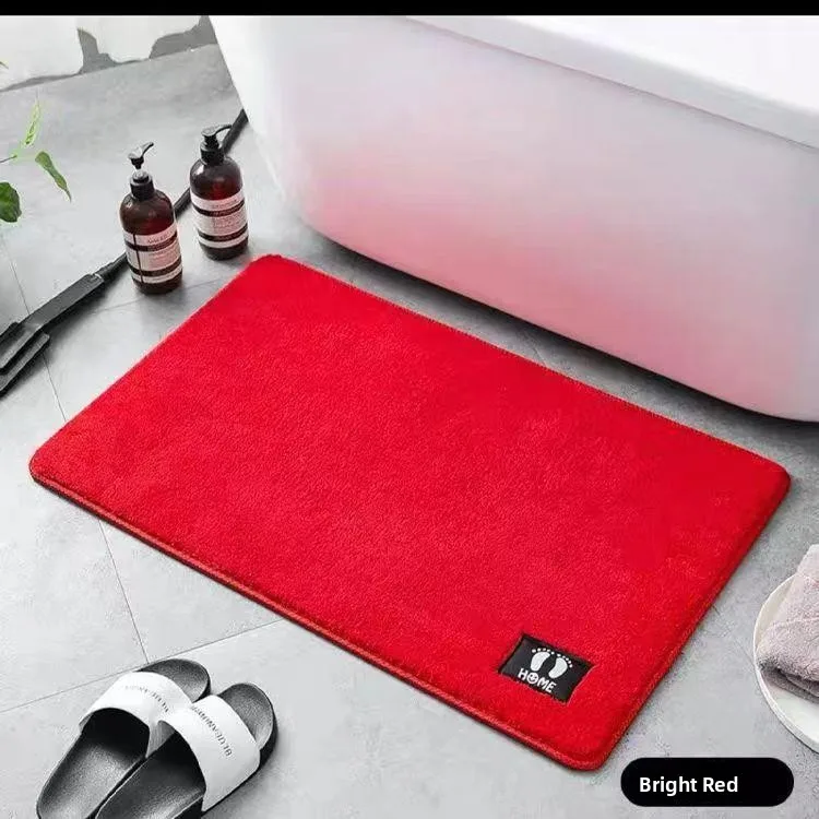 

Thickened Anti-Slip Bathroom Mat Toilet Water Absorbent Dirt Resistant Entrance Door Mat Carpet Home Direct Supply Bathroom Mat