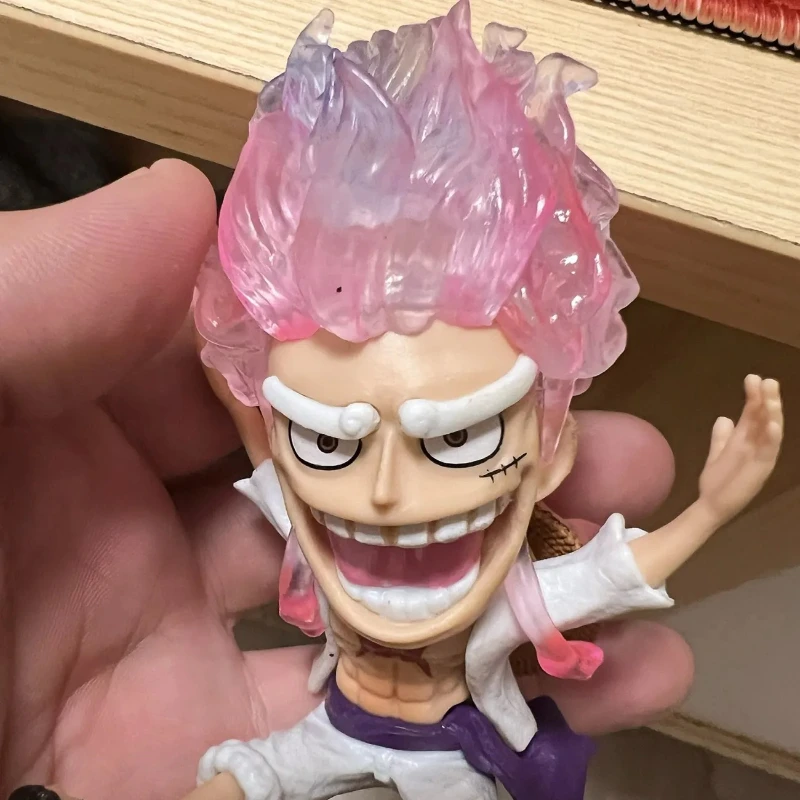 

Bandai Banpresto One Piece Q-версия Луффи повышают руки и смейте сердцевильную поза сидячи периферийные украшения аниме фигурка
