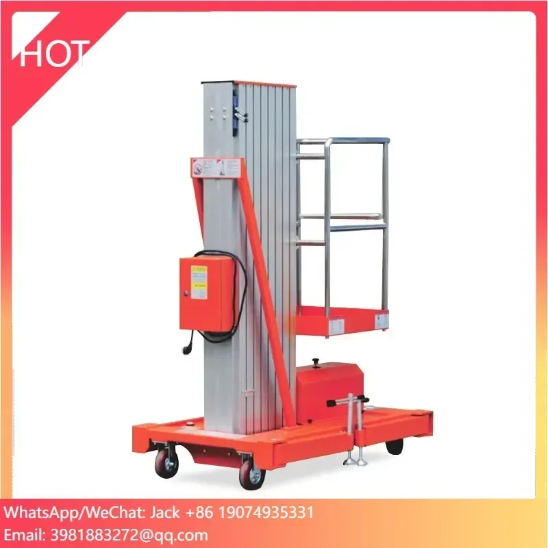 Cheap Price Hydraulic Aluminum Alloy Lift Tables Electric Ladder Elevator 100-300kg Capacity 4-18m Lift Height