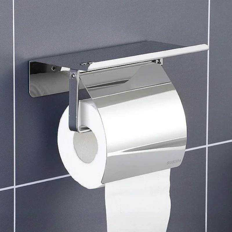 

Tissue Towel Holder Stainless Steel Tissue Holder for Bathroom Shelf Toilet Accessories Kitchen Wall Hanging Tissue Roll Holder